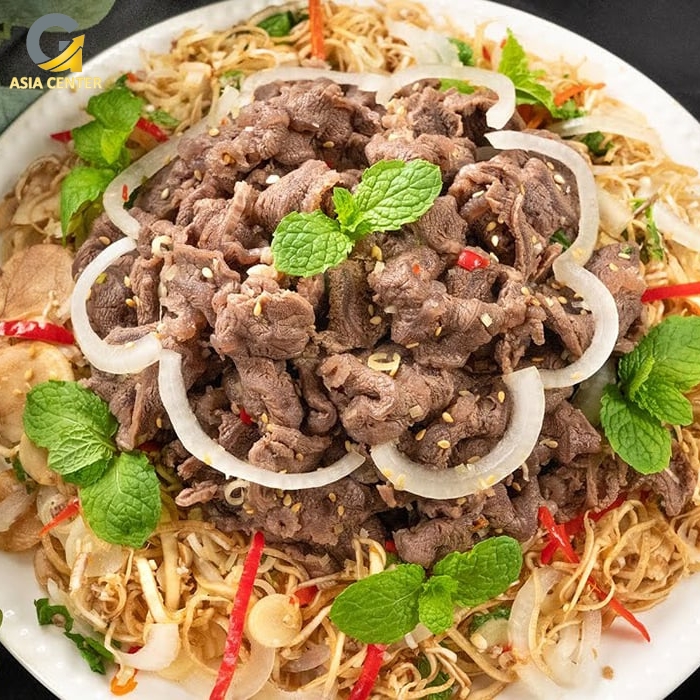 Gỏi Bò Hoa Chuối & Bánh Phồng Tôm