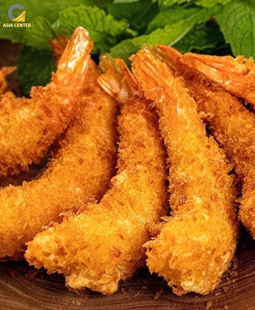 Tôm Viên Chiên Cốm + Xốt Tỏi Nướng